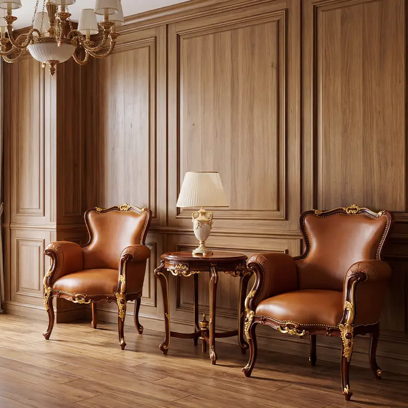 Classic luxury design armchair for office room, living rooms and study rooms. 