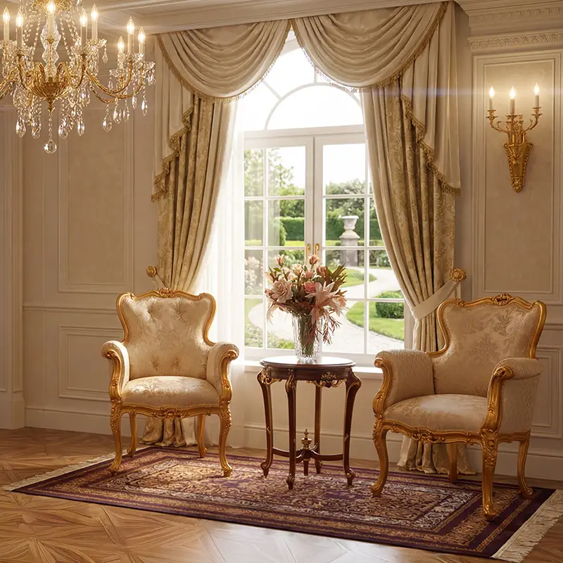 Classic luxury design armchair for office room, living rooms and study rooms.