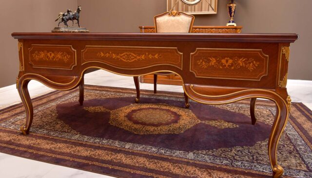 Classic Luxury Office Desk made in Italy by Deluxe Arte Italy