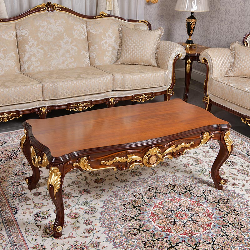 Classic Italian square coffee table