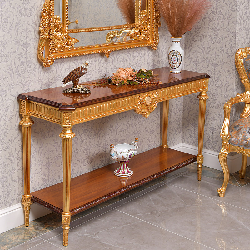 CLASSIC DESIGN WOODEN LUXURY CONSOLE TABLE MADE IN iTALY