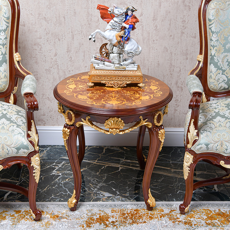 classic luxury round side table