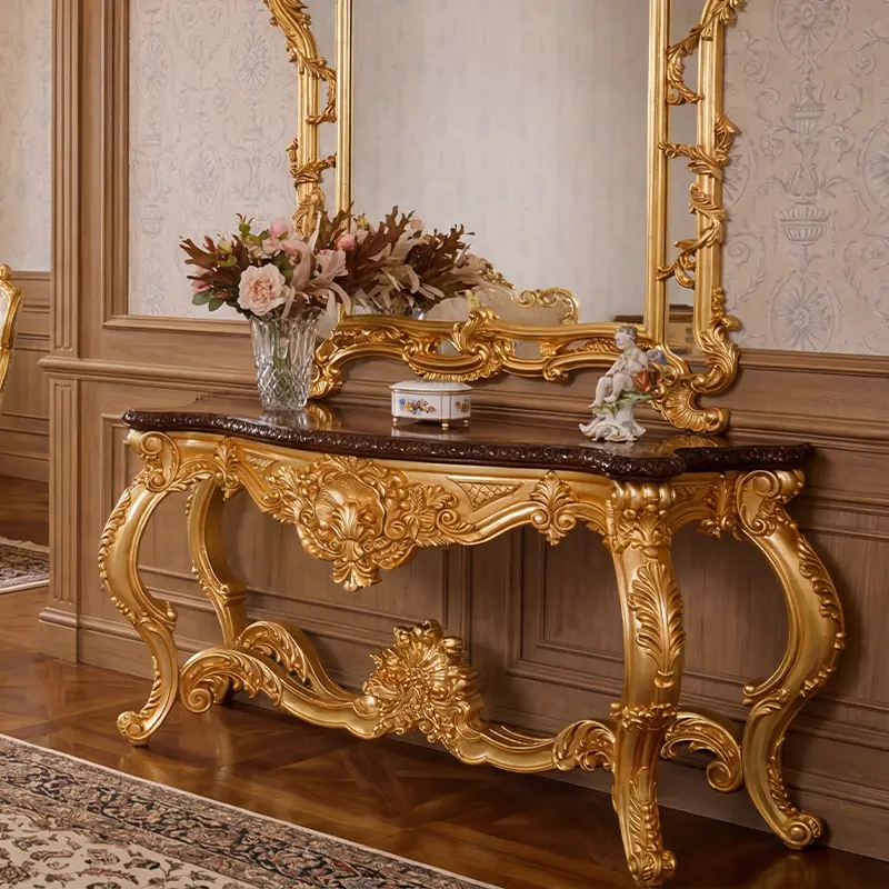 Classic luxury design console table for living room and dining rooms