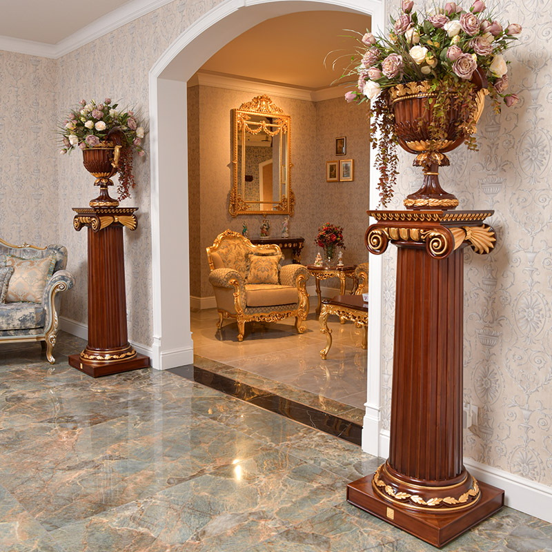 decoration classic design wooden column