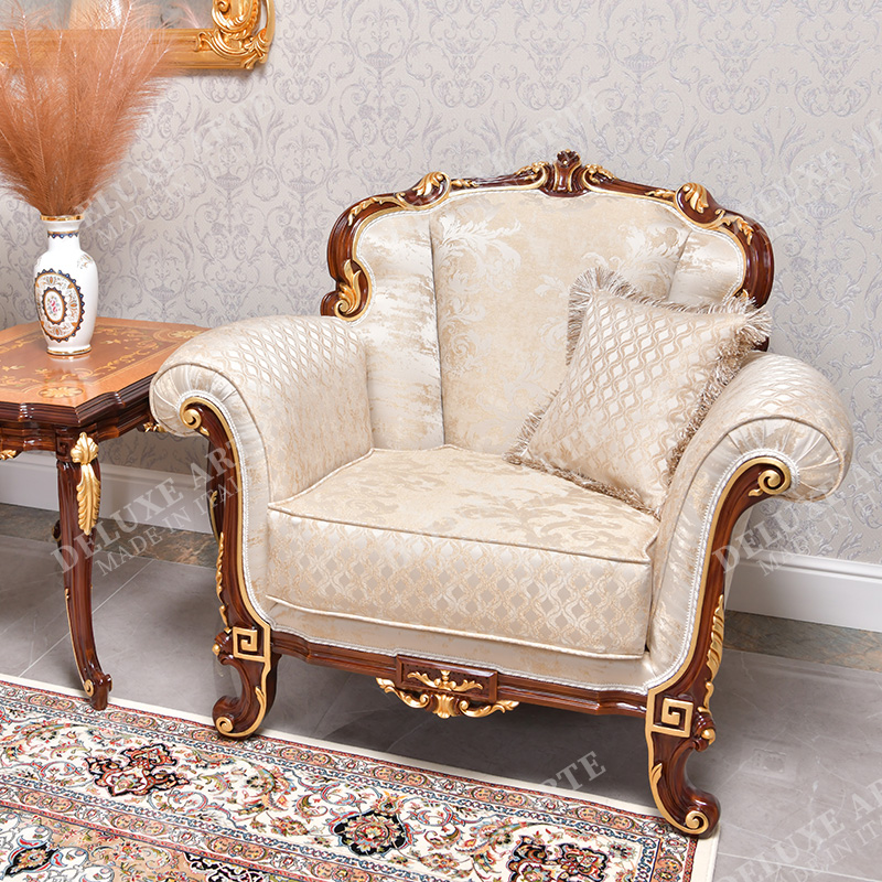 Italian classic luxury living room armchair