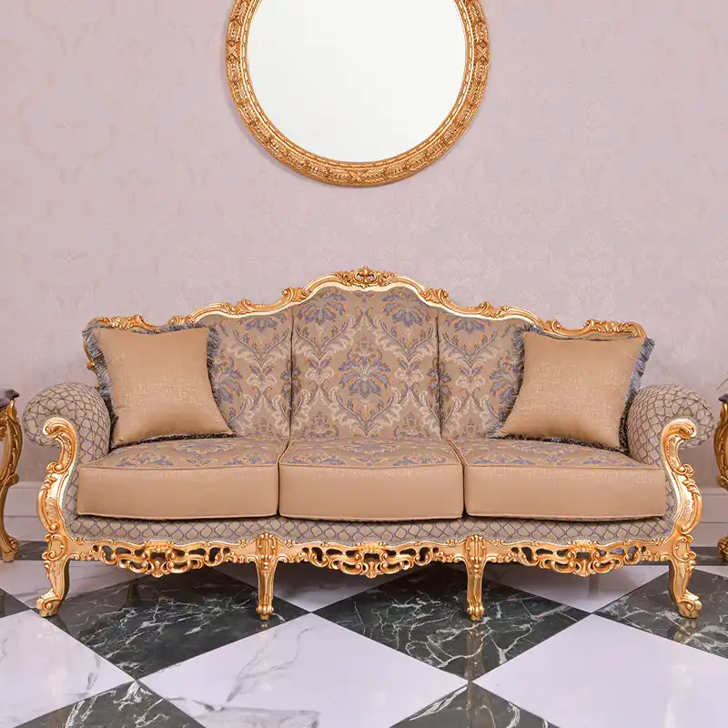 luxury classic Italian sofa 3 seater