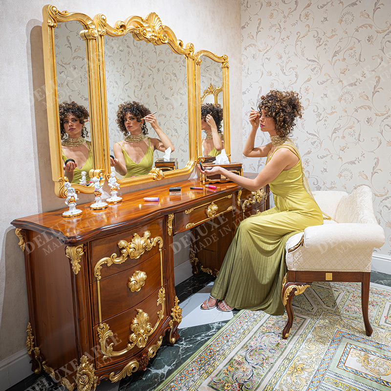 Classic Luxury design Italian dressing Table and Make up table - Deluxe Arte Furniture