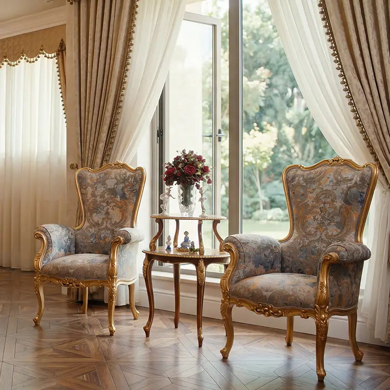 Classic luxury design armchair for office room, living rooms and study rooms.