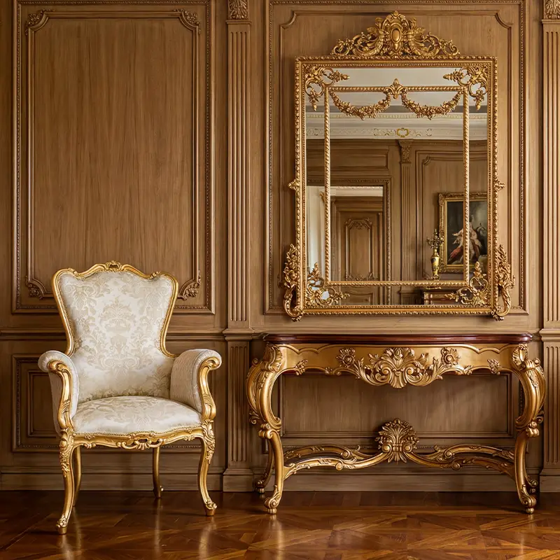 Classic luxury design armchair for office room, living rooms and study rooms.