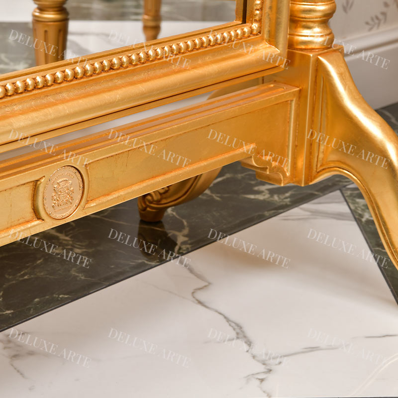 wooden classic standing mirror